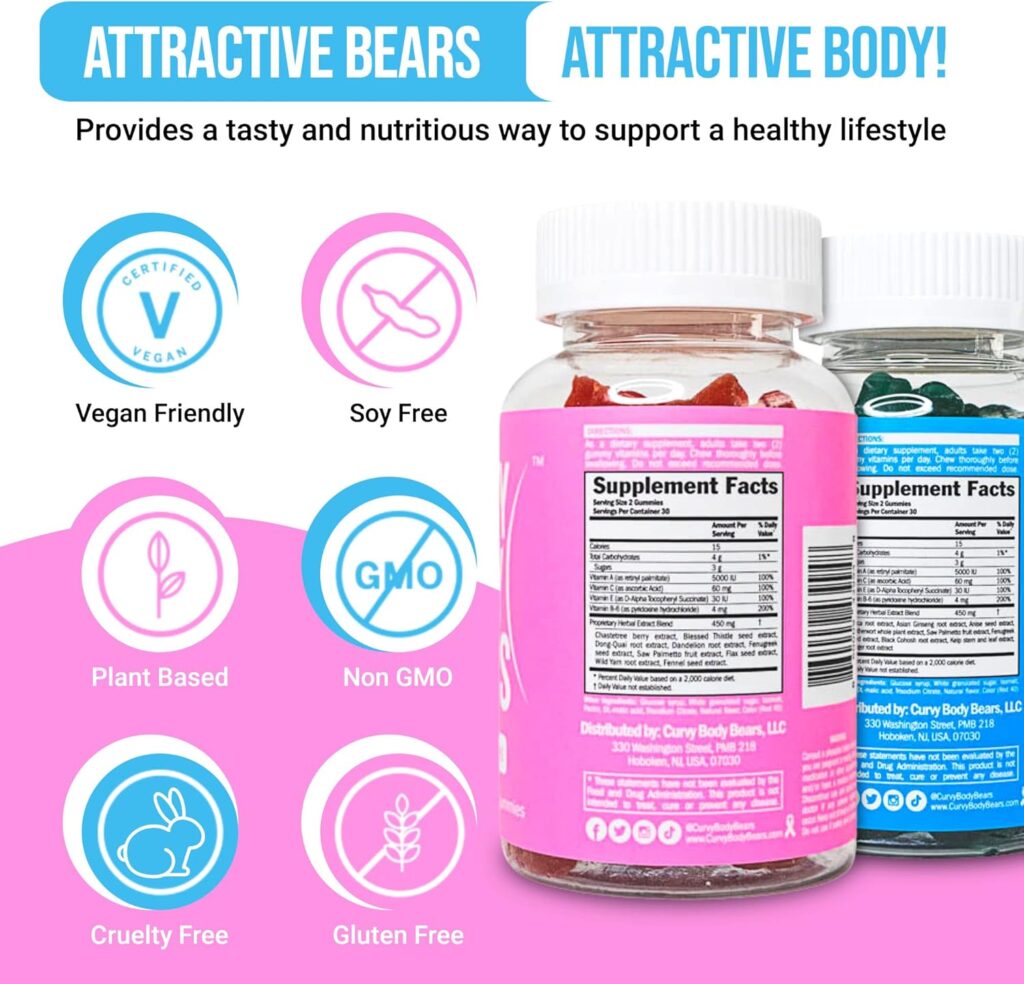 LOCRED Berry Gummies for Curvy Body