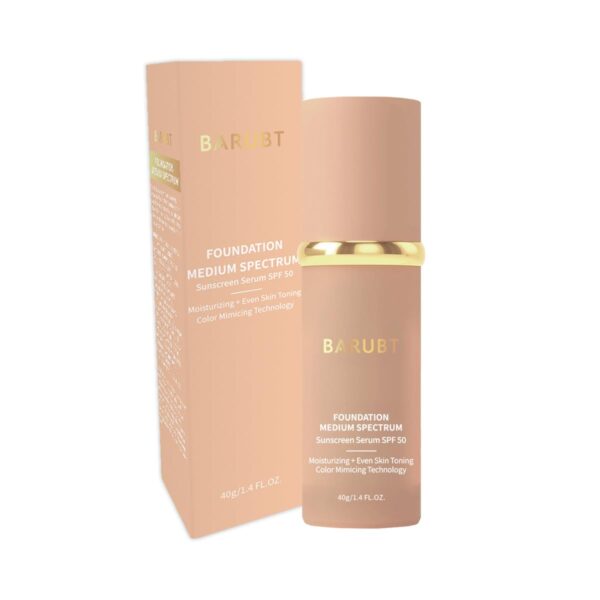 4-in-1 Light Spectrum Foundation - Waterproof, SPF 50+, Full Coverage