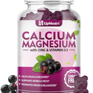 Pure Black Calcium Magnesium Gummies Double Strength Immune Support Gummy