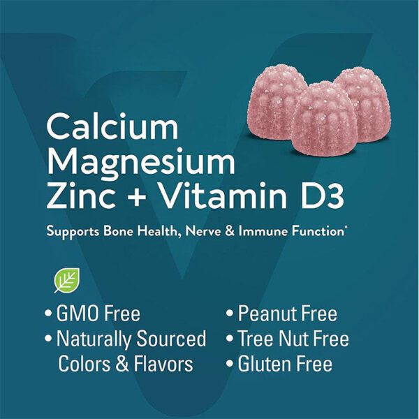 Calcium Magnesium Gummies with Vitamin D3 Supports Bone Health - Image 3