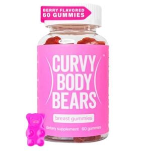 LOCRED Top Support Berry Gummies for Women, 60 Count Each Curvy Body Bears
