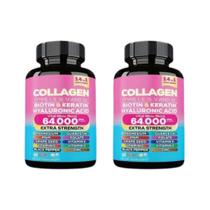 3 in 1 Types I, II, III, V and X - Biotin, Capillary Vitamin, Hyaluronic Acid - Supports