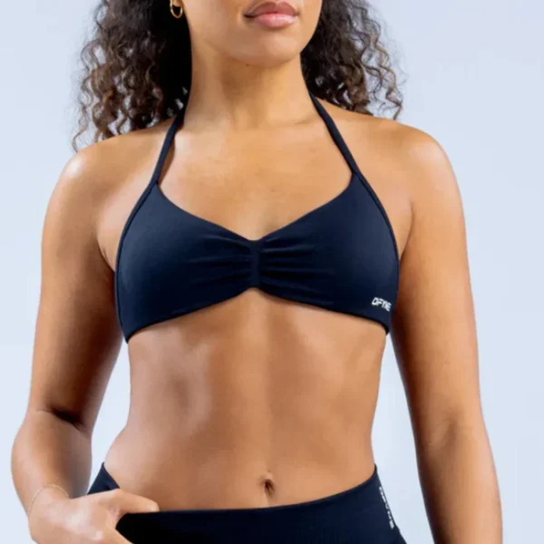 Dfyne Impact Strappy Bra Seamless Halter neck Yoga Top - Image 3