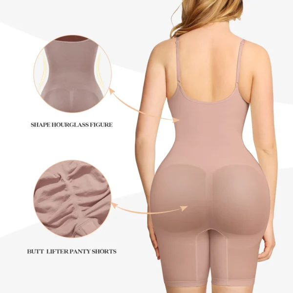 Colombianas Seamless Women Sculpting Bodysuit Push Up Butt Lifter Thigh - Image 4