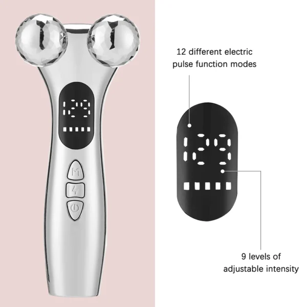 Electric Facial Slimming Rollor Facial Micro-current Beauty Instrument Face Lift - Image 5