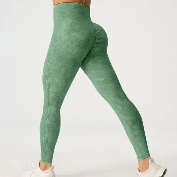 Women Seamless Sport Leggings Fitness Elastic Sports Running Gym Leggings Push Up - Image 5