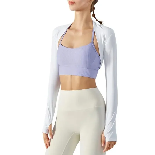 Summer Ice Silk Long Shawl Arm Sleeves One Piece Cooling Sunscreen Anti-UV - Image 2