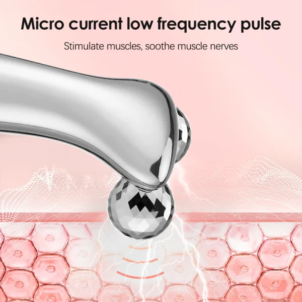 Electric Facial Slimming Rollor Facial Micro-current Beauty Instrument Face Lift - Image 2
