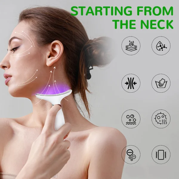 7 colour light neck instrument, face and neck whole body beauty treatment - Image 2