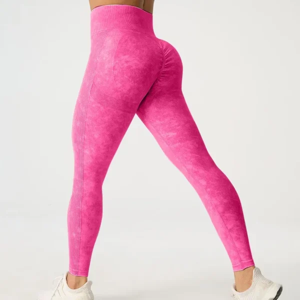 Women Seamless Sport Leggings Fitness Elastic Sports Running Gym Leggings Push Up - Image 2