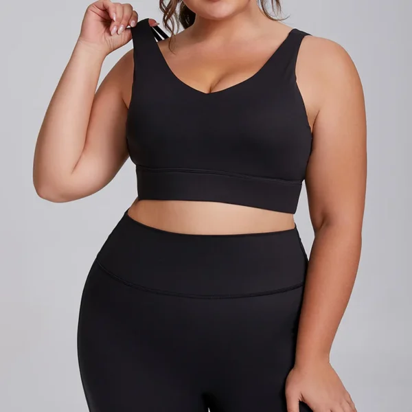 Plus Size High Stretch Yoga Leggings Women's Gym Workout Quick Dry Sports - Image 4