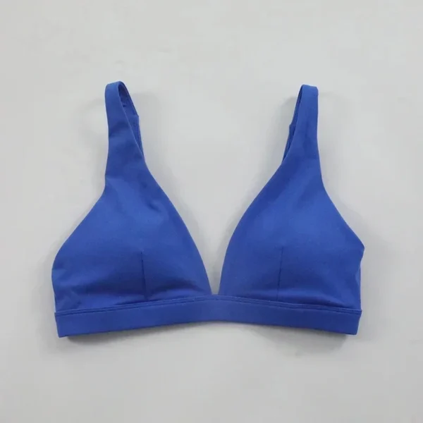Dfyne Origin Minimal Sports Bra for Women Sexy Deep V-Neck Triangle Yoga Bra - Image 6