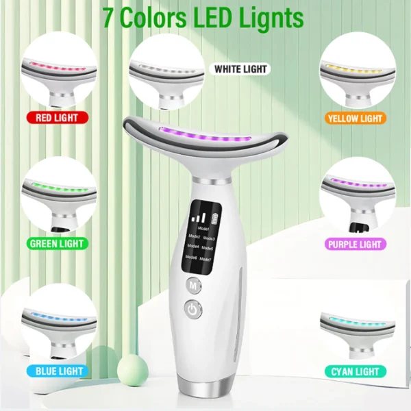 7 colour light neck instrument, face and neck whole body beauty treatment - Image 5