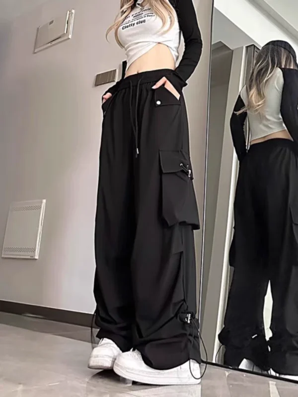 Pocket cargo pants women's spring summer Trousers - Image 4