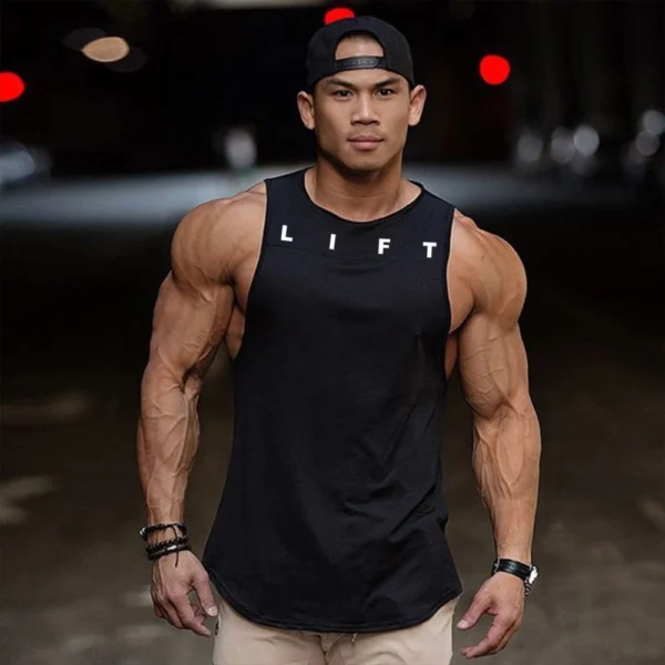 Men's GYM Lifting Fitness Tank Top Clothing - Image 6
