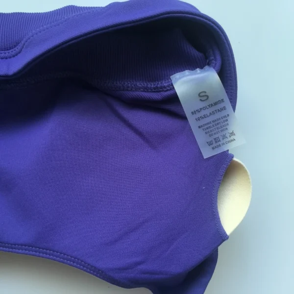 Impact Sports Bra Women Seamless Halter Neck Strap Bra Padded Open Back Yoga - Image 6