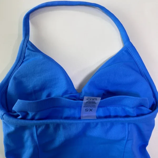 DFYNE 2 Pieces Impact Sports Set Women Backless Tank Yoga Tops High Waist Scrunch - Image 3