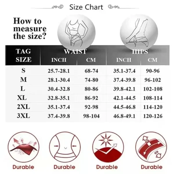 Full Body Shaper High Compression Corset Slim Waist Trainer Tummy Belt - Image 6