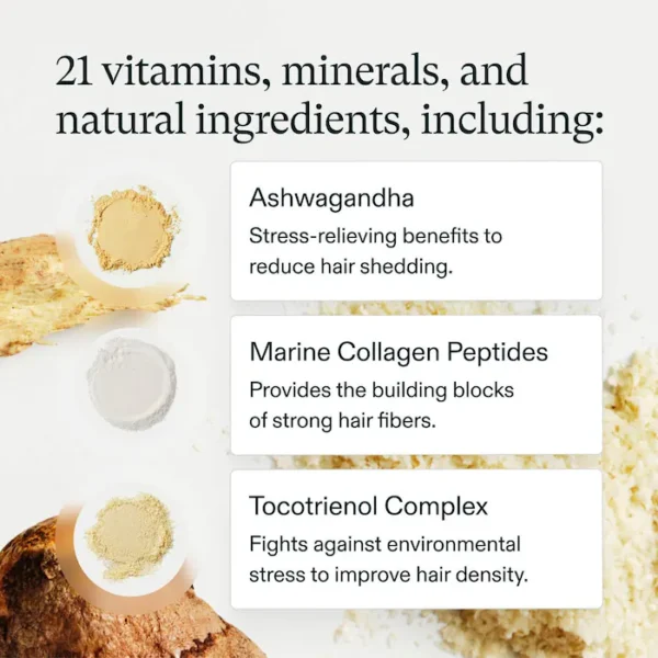 Nutrafol Visibly Thicker & Stronger Hair Vitamin Capsules Vegan Enhanced - Image 3